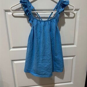 Zara Kids Sky Blue Gathered Top